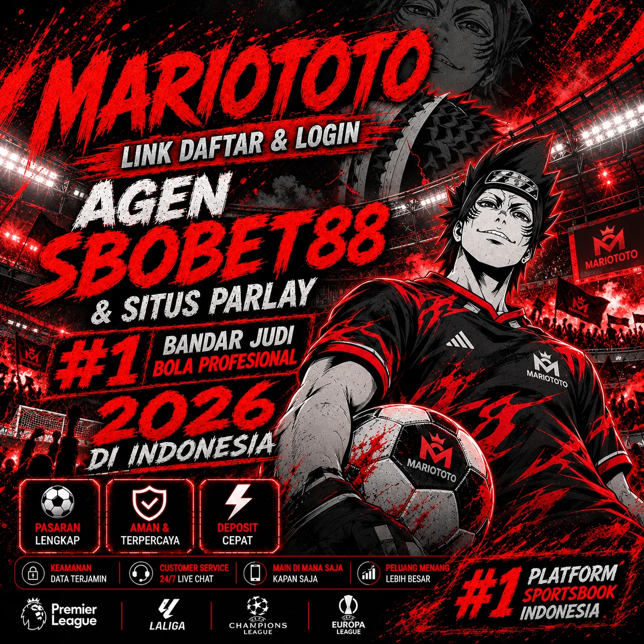 MARIO TOTO 🍄 Link Agen SBOBET88 Daftar & Login Situs Parlay #1 MARIOTOTO Bandar Judi Bola Profesional 2026 Di Indonesia
